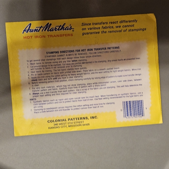 Hot Iron Transfers for Crafting - Picture 2 of 2